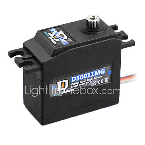 BlueArrow D50011MG Metal Gear Digital Standard Servo(Plastic 360°)