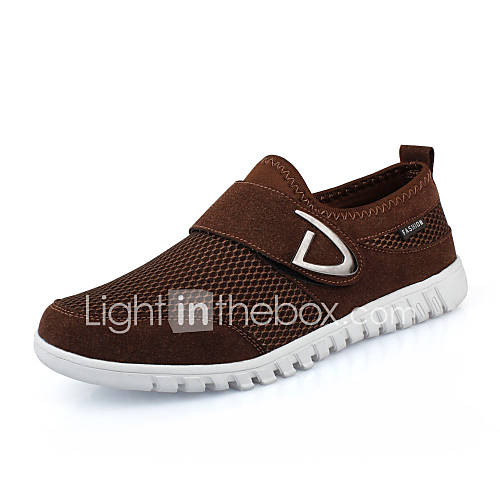 Mens Faux Leather Flat Heel Comfort Athletic Shoes(More Colors)