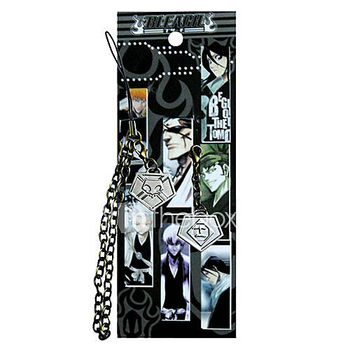 Bleach The Eleventh Team Agent Card Mobile Phone Strap Cosplay Accessories