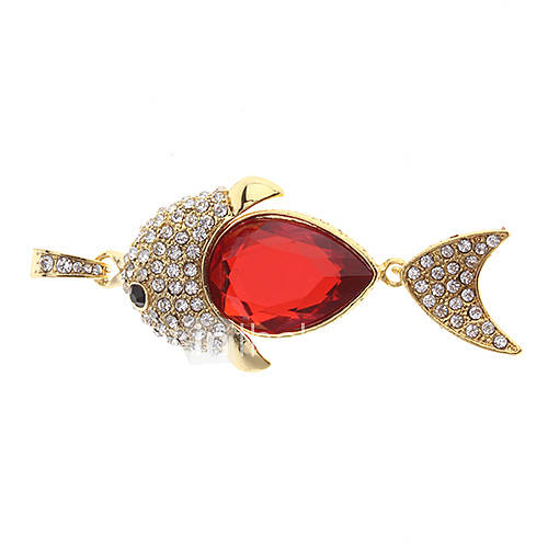 Fish Feature Metal USB Flash Drive 4G