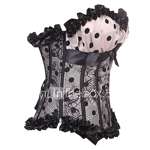 Darling Clothes Womens Sexy Polka Dots Corset