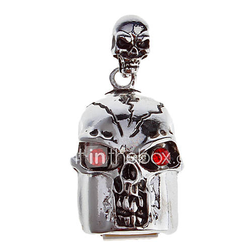 Skull Feature Metal USB Flash Drive 16G