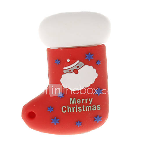 4G Christmas Sock Shaped USB Flash Drive