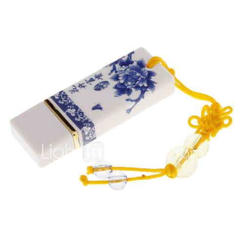 4G Blue and White Porcelain USB Flash Drive