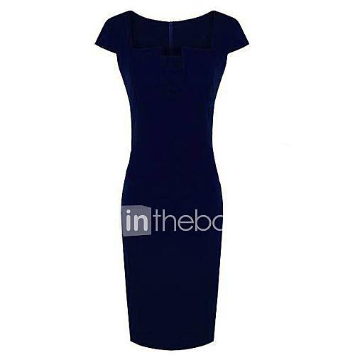 Wolesale Short Slim Bodycon Long OL Dress