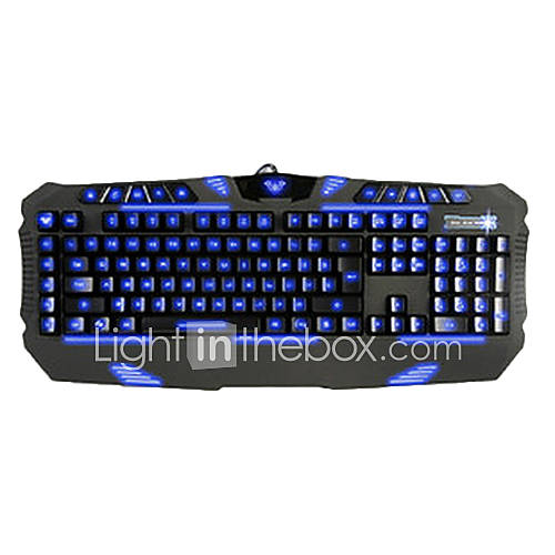 DPI Instant Switching Super Dazzle LED Wired USB Keyboard