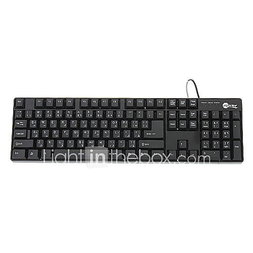 JEWAY JK 8170 Wired USB The Hunter Slient Switch Design Keyboard