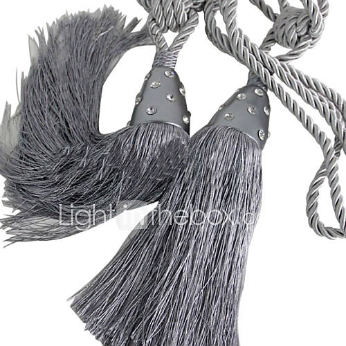 Grey Classic Tassel (One Pair)