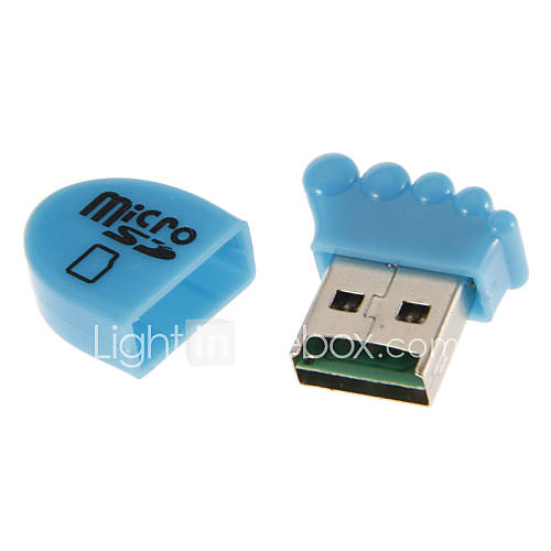 USB 2.0 Memory Card Reader (Yellow/White/Blue/Rose/Green)