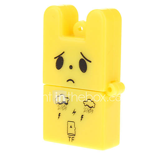 USB 2.0 Memory Card Reader (Yellow/Red)