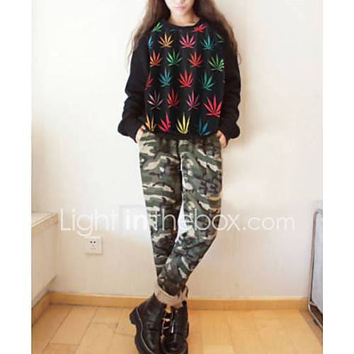 Womens Print Casual Hoodie