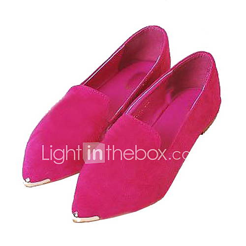 Suede Womens Flat Heel Comfort Flats Shoes(More Colors)