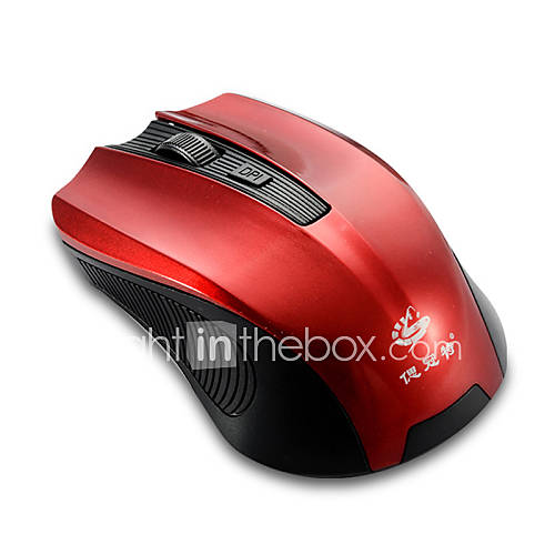 2.4G Wireless Dpi switched Optical Precise Mouse with Batteries (Assorted Colors)