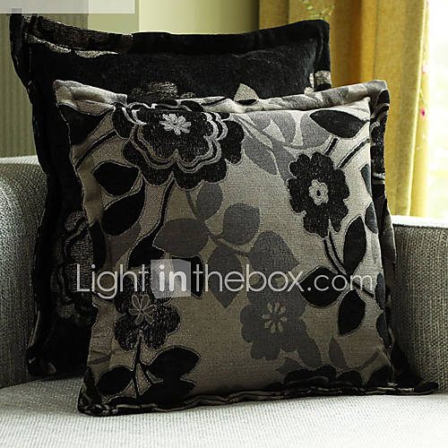 18Square Novelty Flower Decorative Pillow With Insert