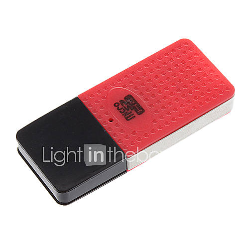 High Speed Mini USB Memory Card Reader (Red/Blue/Green/White)