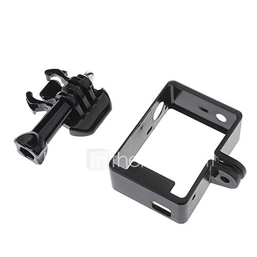 Protective Side Frame with Screws Push Buckle for GOPRO HERO3 (Black)