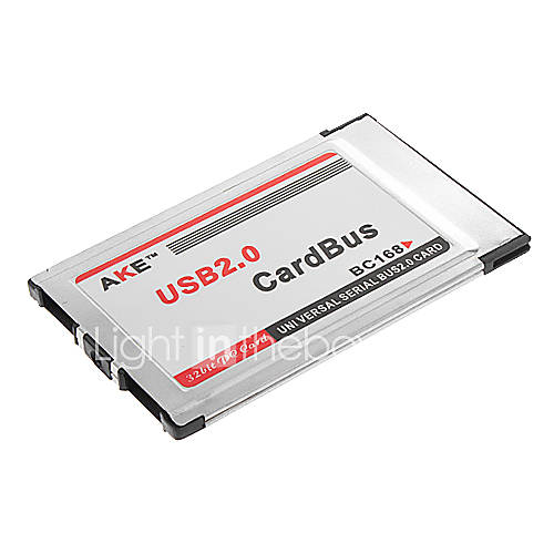 PCMCIA To USB 2.0 OHCI Ports CardBus 480M Inside Universal Serial Bus 2.0 Card