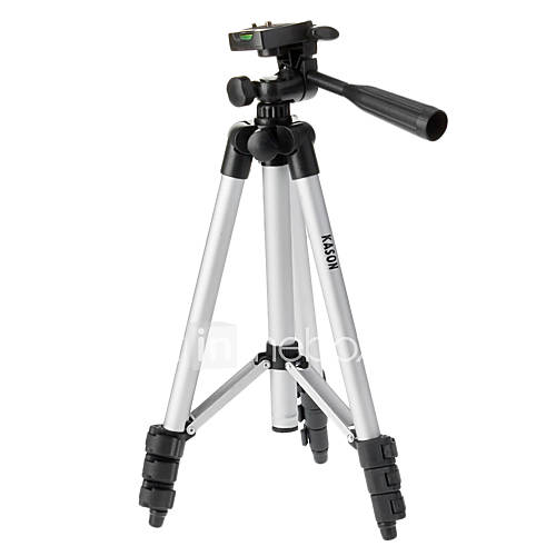 KASON LX 130 4 Section Camera Tripod (SilverBlack)