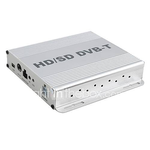 Car HD Digital TV DVB T Receiver MPEG2/MPEG4 H.264 Dual TV Amplified HDTV HDMI S499D