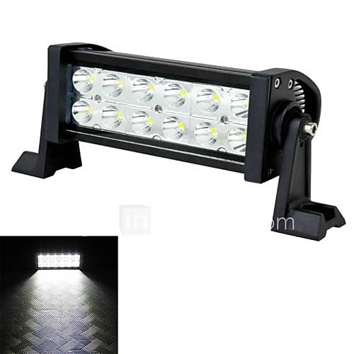 36W DC 10~30V 2520lm 6000K 12 LED White Light Epistar 12 Degree Spot Beam Car Roof Light