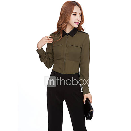 Womens Fashion Long Sleeve Shirt