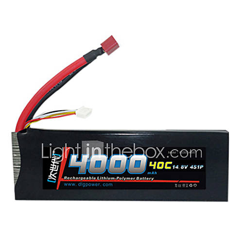 DLG 14.8V 4000mAh Li Po Battery(T Plug)