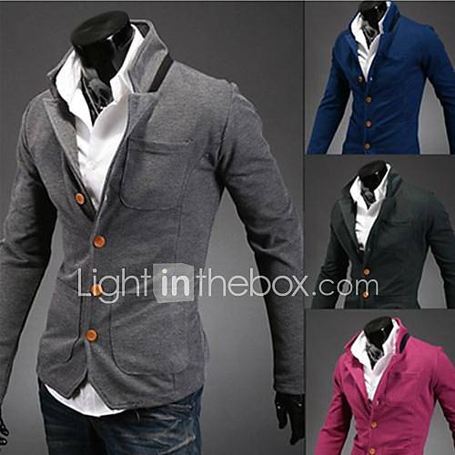 Mens Collar Color Collar Small Suit