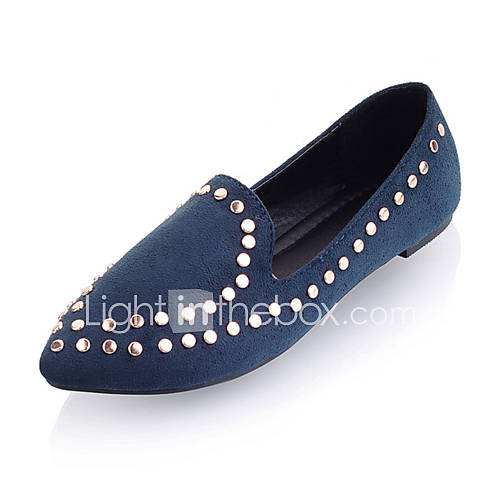 Leatherette Womens Flat Heel Comfort Loafers Shoes (More Colors)