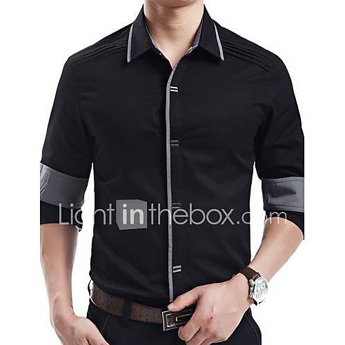 Cultivate Ones Morality Mens Cotton Long Sleeve Shirt