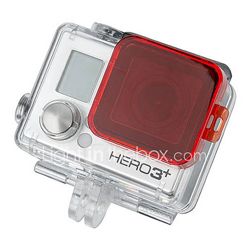 GoPro HD Hero 3 PC Under Sea Filter Cover   Red