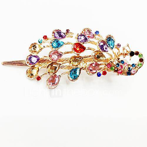 Fashion Diamond Phoenix Peacock Shining for Women Hair Accessories Jewelry