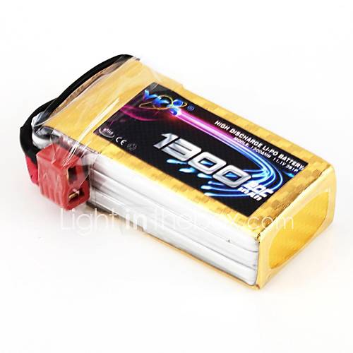 YKS 11.1V 1300mah 3S 20C Li Po Battery(T Plug)