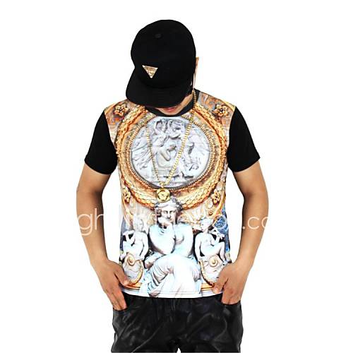 Mens 3D Short Sleeve T shirt Fashion Men Street