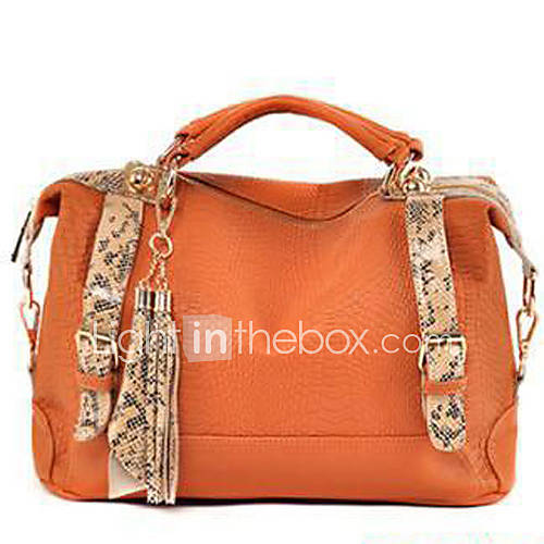 POLO Womens Vintage Serpentine Messenger Bag(Screen Color)