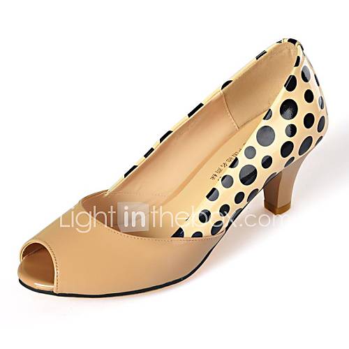 Tasteful Peep Toe Chunky Heel Pumps Shoes(More Colors)