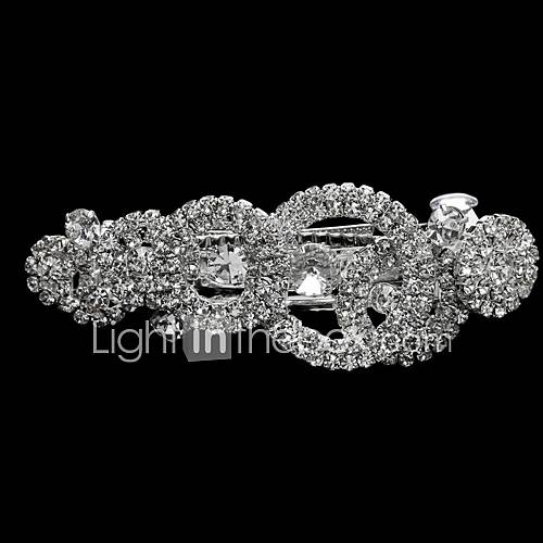 Gorgeous Austrian Rhinestone Womens Wedding/Party Hair Barrette