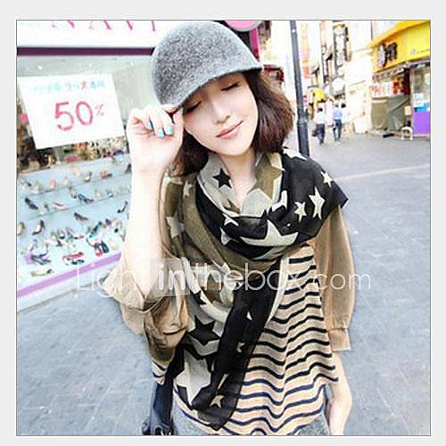 Fashion Pentagonal Star Big Scarf Shawls Scarves