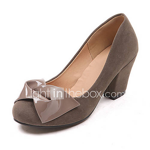 Leatherette Womens Chunky Heel Heels Pumps/Heels Shoes (More Colors)