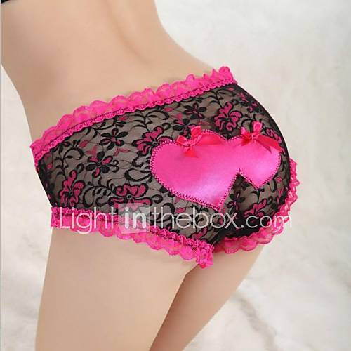 Womens Mesh Heart Brief