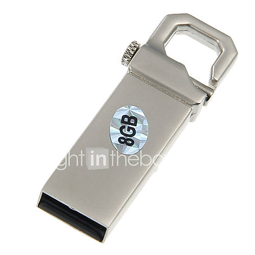 8G Metal Material Portable USB Flash Drive