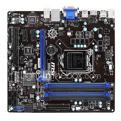 B85M E45 B85/DDR3/LGA 1150/HDMI/USB3.0/SATA3 6Gb/s,M.ATX Motherboard