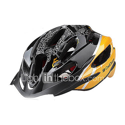 CoolChange Yellow EPS Material Integrally molded Cycling Helmet