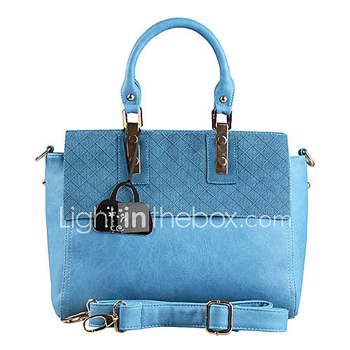 Womens Autumn And Winter Fashion Frosted Leather Tote With Tassel