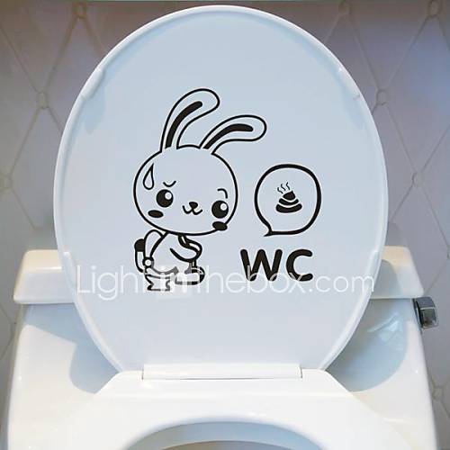 Animals Toilet Posted Wall Stickers