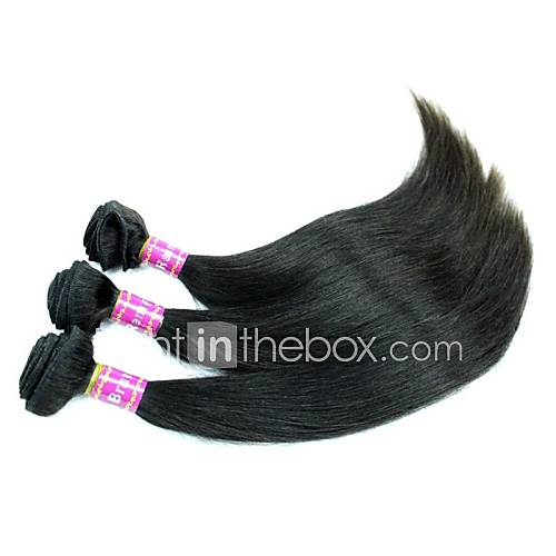 Brazilian Virgin Remy Hair Extension 100% Raw Human Hair Straight Natural Color