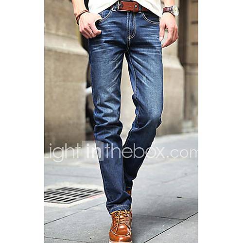 Mens Fashion Slim Thin Section Jeans Pants