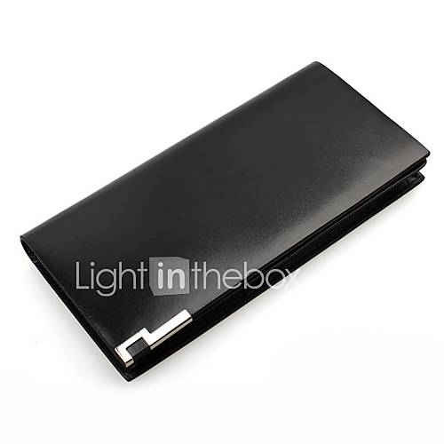 MenS Long Wallet Leather Clip Card Large Capacity Coin Purses