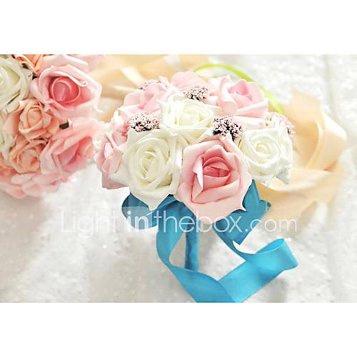 16 Heads Round Shape Rose Wedding/Party Bouquet