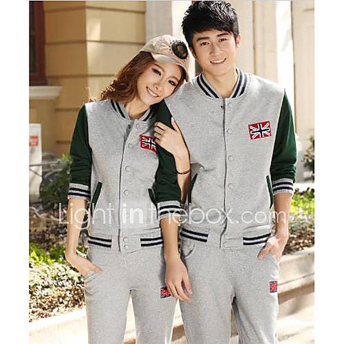 Aiyifang Casual Baseball Lovers Suit(Green)