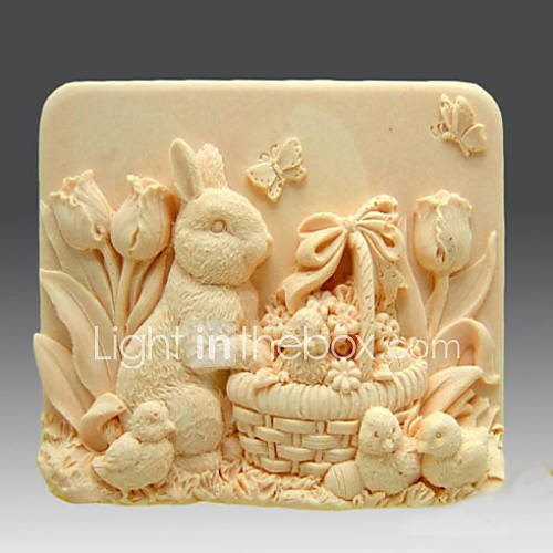 Festival Easter Rabbit Soap Mould